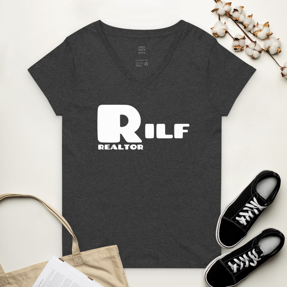 RILF - Women’s recycled v-neck t-shirt