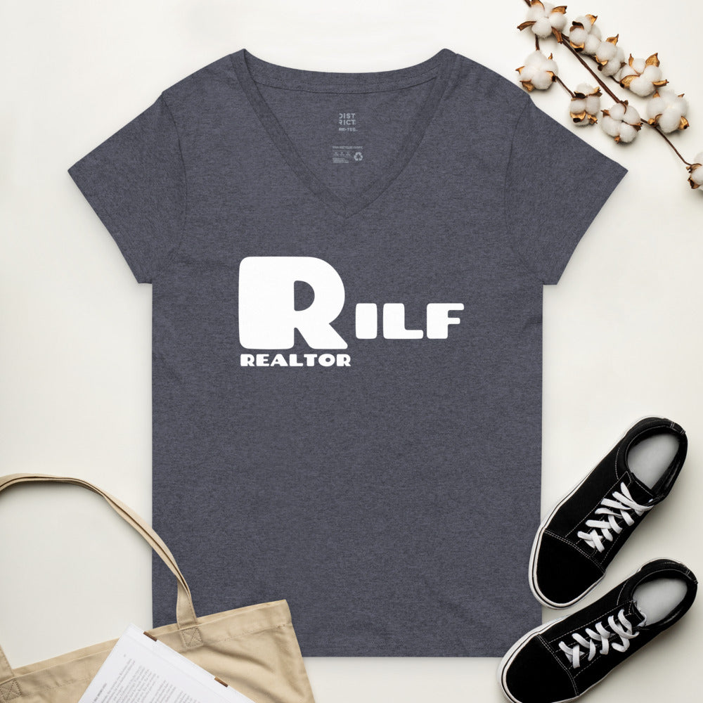 RILF - Women’s recycled v-neck t-shirt