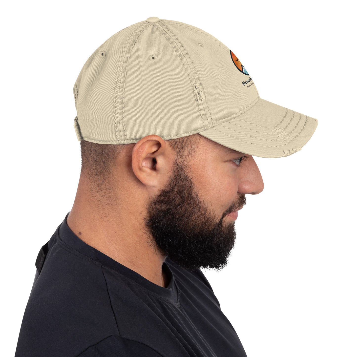 Coaching by Cusi Distressed Dad Hat