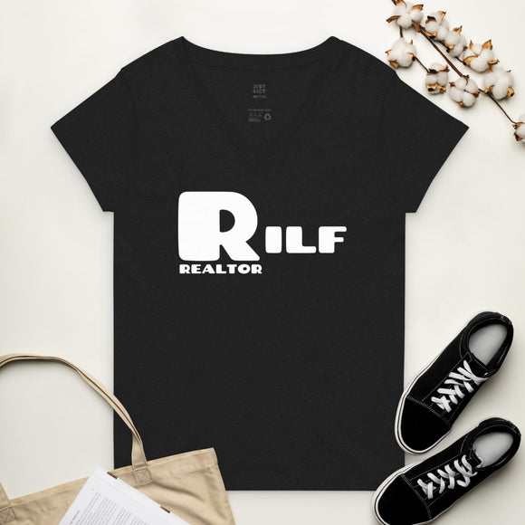 RILF - Women’s recycled v-neck t-shirt